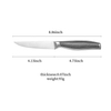 High-Quality 4.7-Inch Stainless Steel Jumbo Steak Knife Serrated with Non-Slip Handle