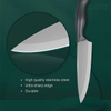 8 Inch Stainless Steel Kitchen Chef Knife with Black PP Handle