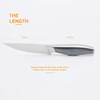 High Quality 4.7 Inch Stainless Steel Jumbo Steak Knife with Non-Slip Handle