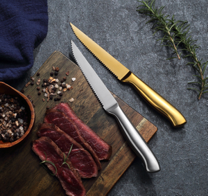 High-Quality Stainless Steel Hollow Handle Steak Knife - Professional Kitchen Cutting Tool