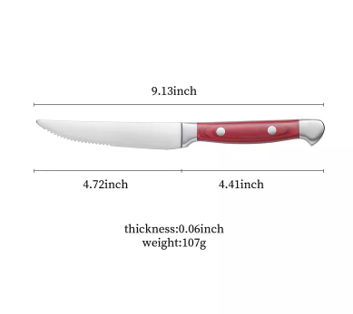 Steakmesser aus Holzhandlungen